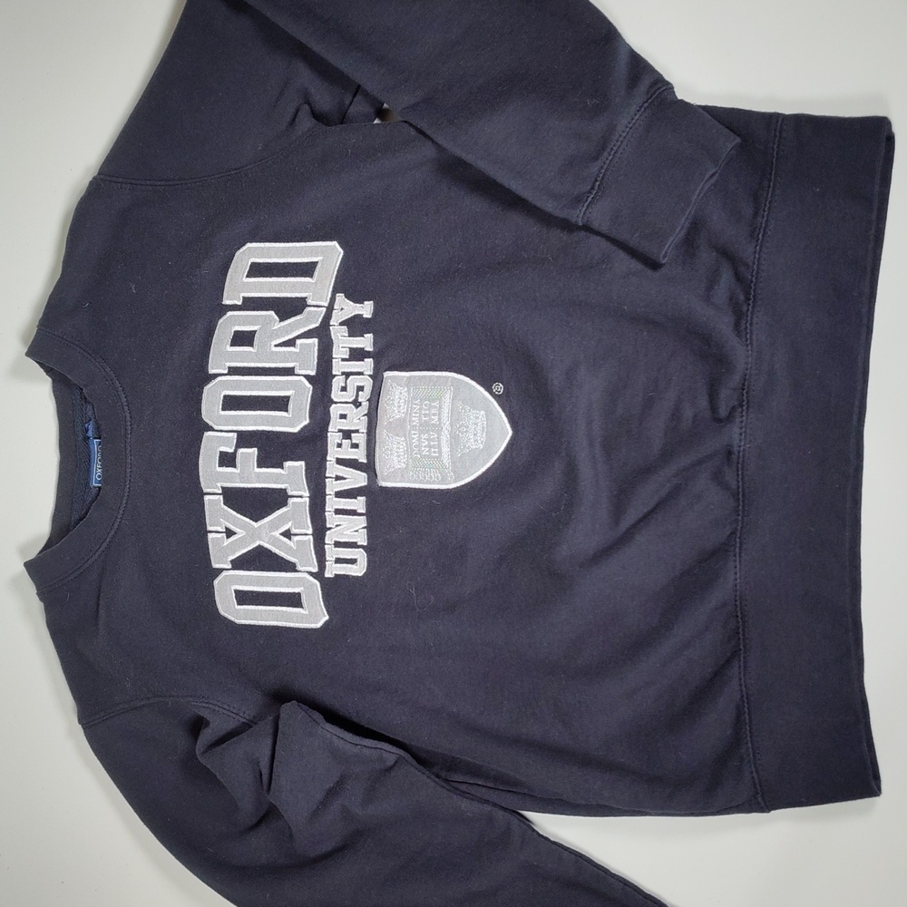 Official‎ Oxford University blue crew neck sweatshirt XS